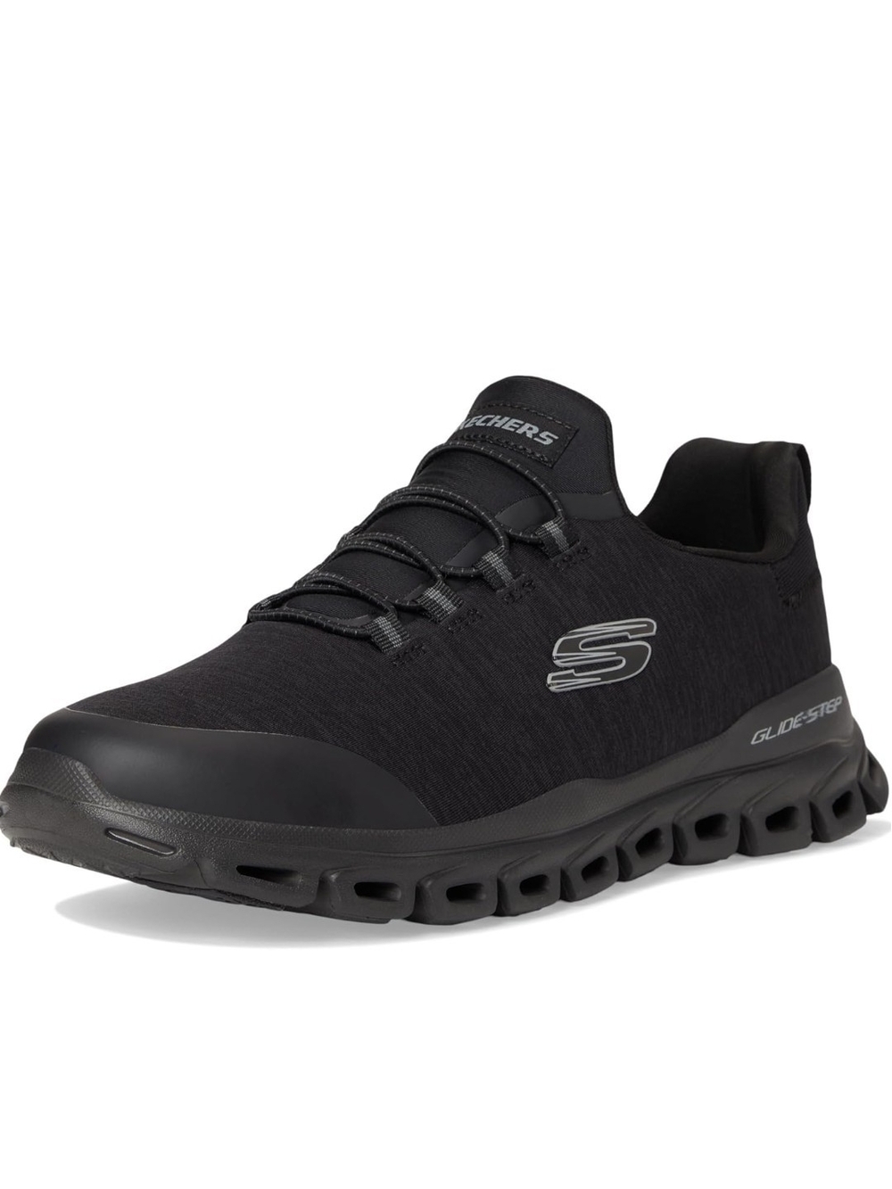 Skechers Glide-Step Black Athletic Sneaker